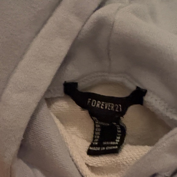 Forever 21 Soft Light Gray Hoodie - Picture 2 of 2